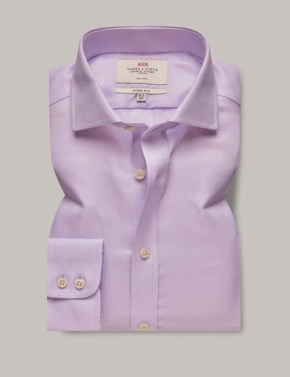 Fitted Slim Non Iron Pure Cotton Shirt