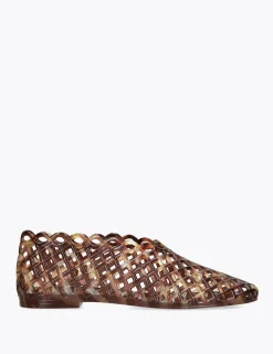 Flat Heel Square Toe Pumps