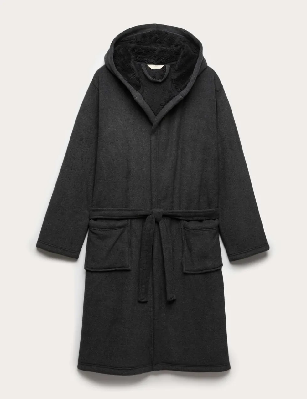 Fleece Supersoft Hooded Dressing Gown