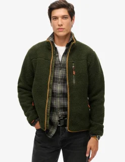 Fleece Zip Up Funnel Neck Jacket