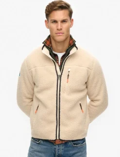 Fleece Zip Up Funnel Neck Jacket