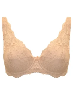 Fleur Lace Padded Wired High Apex Bra (A-F