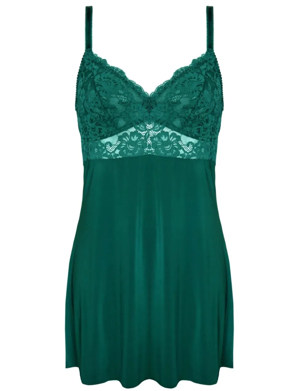 Fleur Satin Lace Chemise