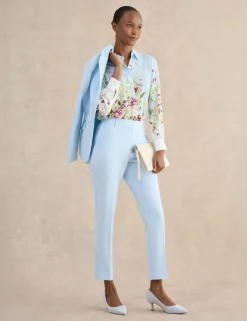 Floral Collared Button Through Shirt