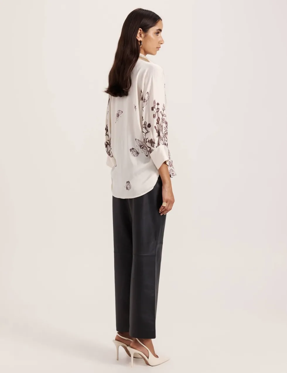 Floral Collared Relaxed Shirt