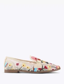 Floral Flat Loafers