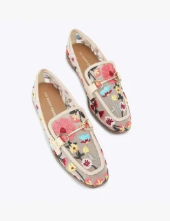 Floral Flat Loafers