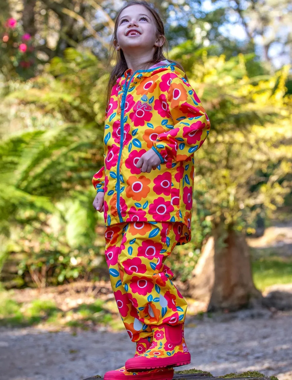 Floral Hooded Raincoat (2-10 Yrs)