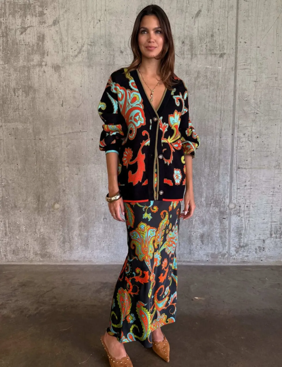Floral Maxi Wrap Skirt