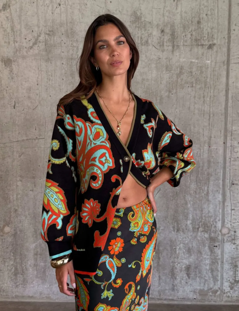 Floral Maxi Wrap Skirt