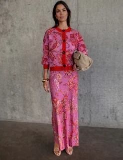 Floral Maxi Wrap Skirt