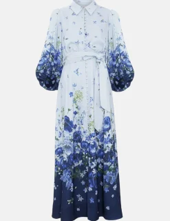 Floral Midaxi Shirt Dress