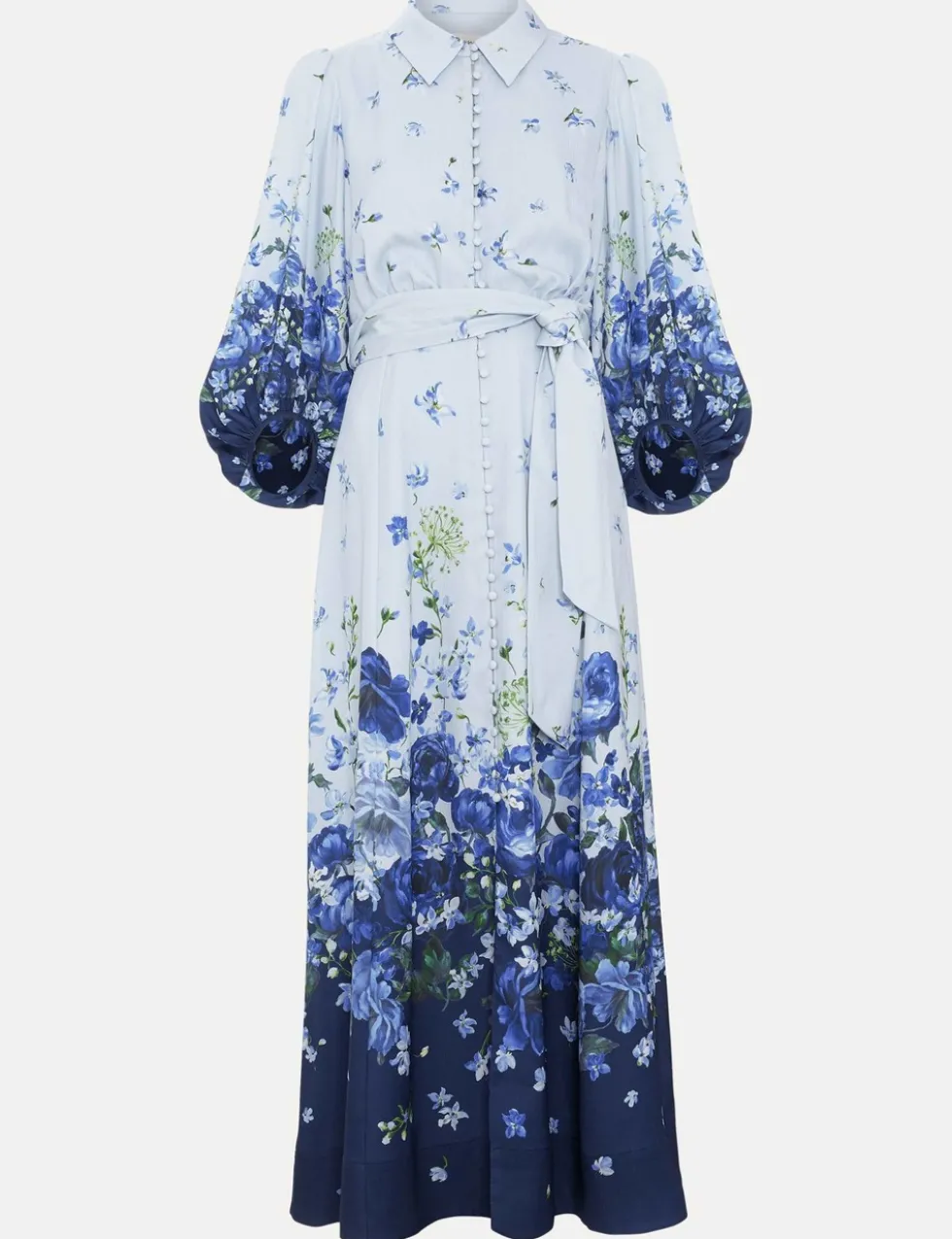 Floral Midaxi Shirt Dress