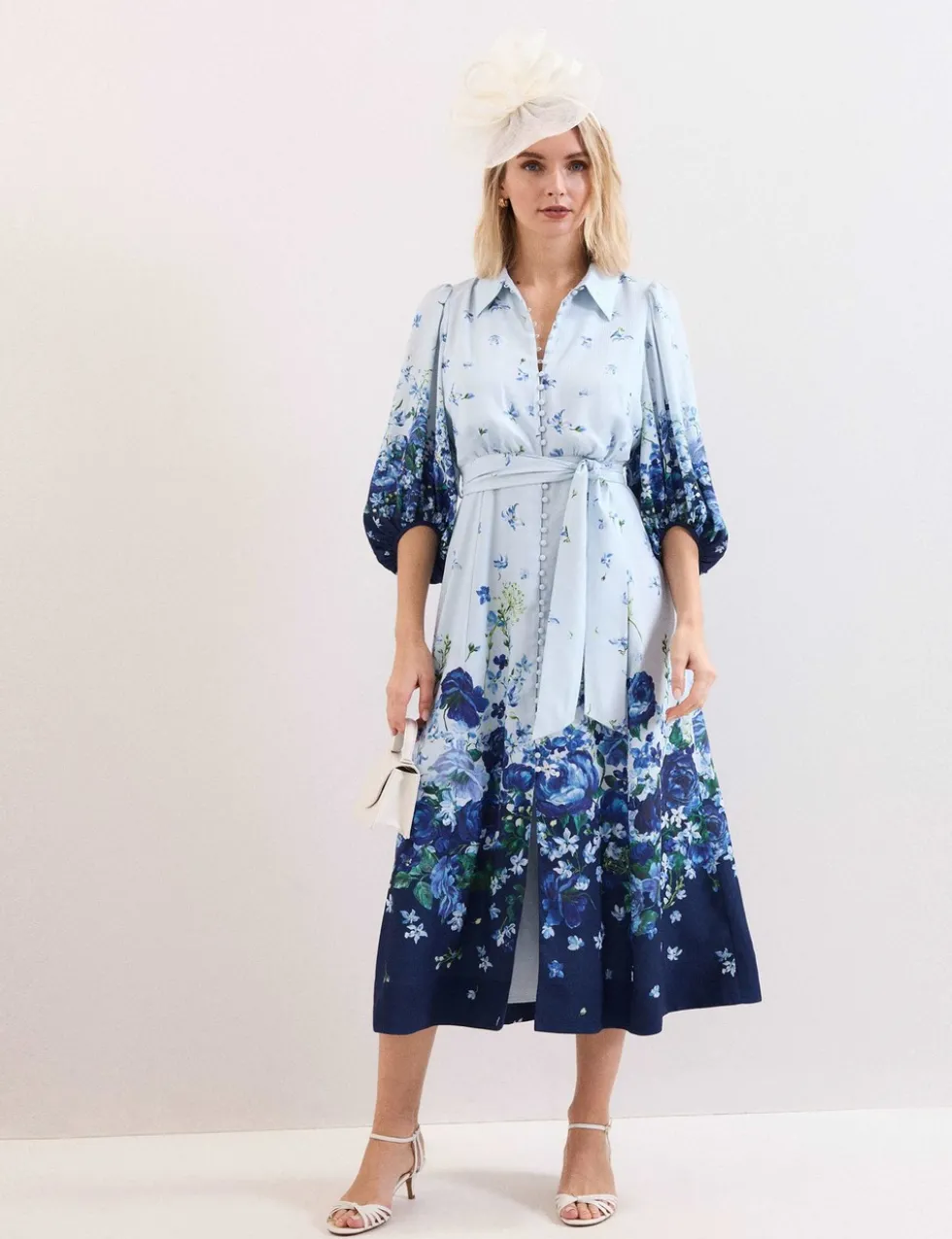 Floral Midaxi Shirt Dress