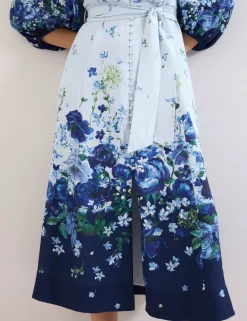 Floral Midaxi Shirt Dress