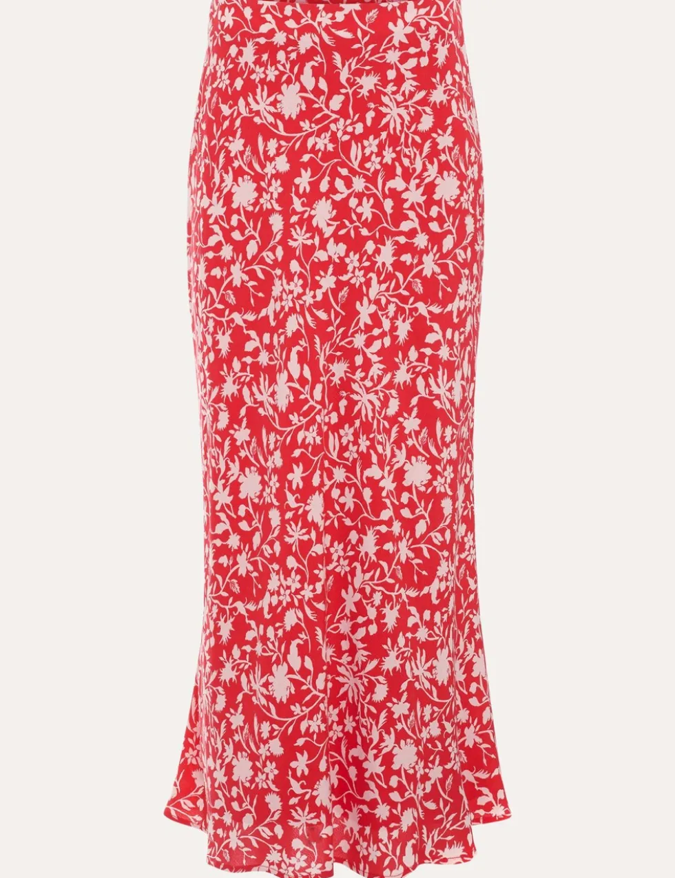 Floral Midi A-Line Skirt