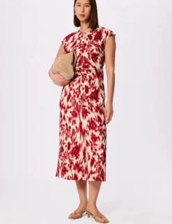 Floral Midi Column Dress