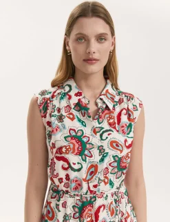 Floral Midi Shirt Dress