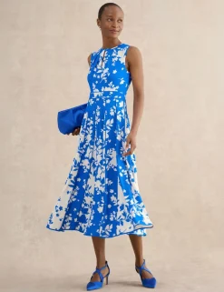 Floral Midi Skater Dress