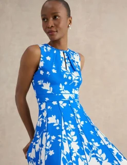 Floral Midi Skater Dress
