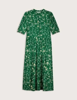Floral Midi Tea Dress