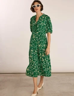 Floral Midi Tea Dress