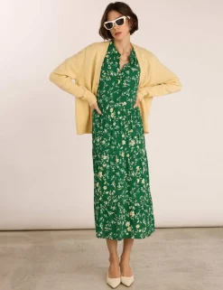 Floral Midi Tea Dress
