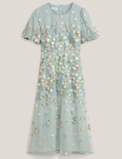Floral Midi Tea Dress