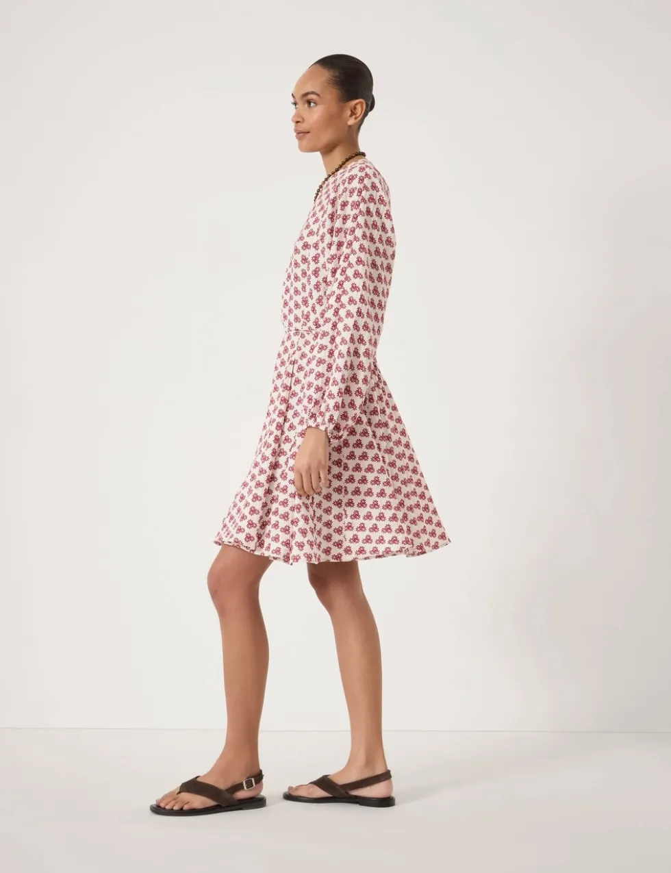 Floral Mini Smock Dress
