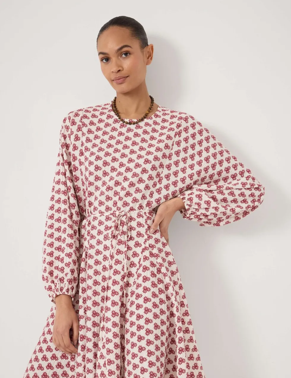 Floral Mini Smock Dress