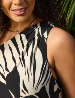 Floral One Shoulder Maxi Beach Dress