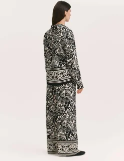 Floral Print Collared Shirt