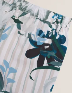 Floral Print Swim Shorts