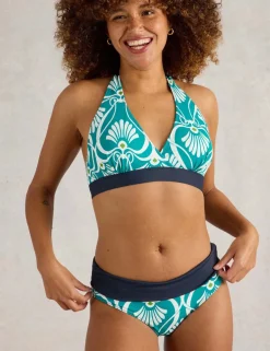 Floral Roll Top Bikini Bottoms
