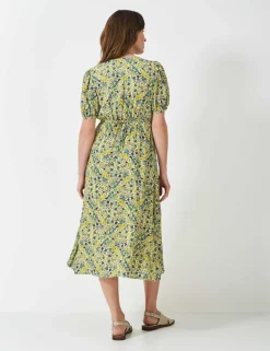Floral V-Neck Maxi Tea Dress