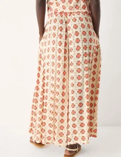 Floral Wide Leg Trousers