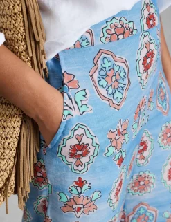 Floral Wide Leg Trousers