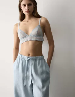 Florence Embroidery Non Wired Bralette (A-E)