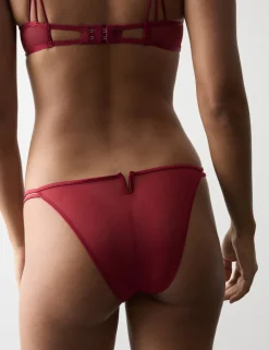 Florence Embroidery Tanga Brazilian Knickers