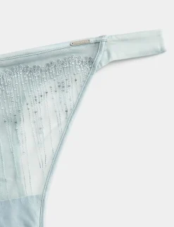 Florence Embroidery Thong