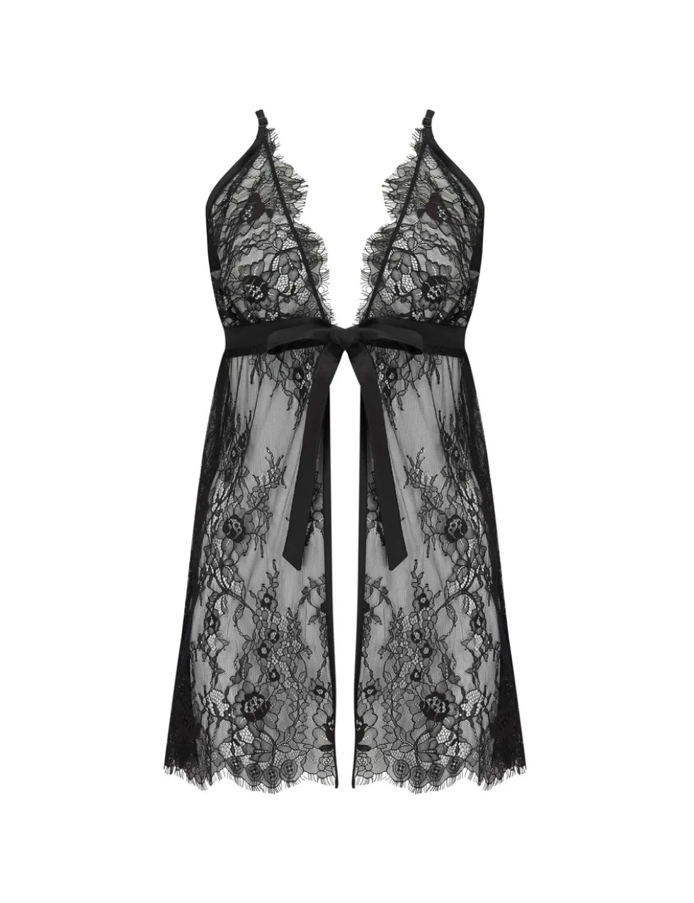 For Your Eyes Only Lace Babydoll Chemise