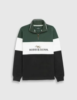 Foresters Peak Colour Block Half Zip Sweatshirt