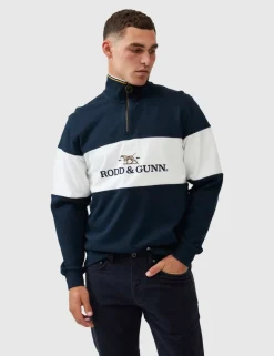 Foresters Peak Colour Block Half Zip Sweatshirt