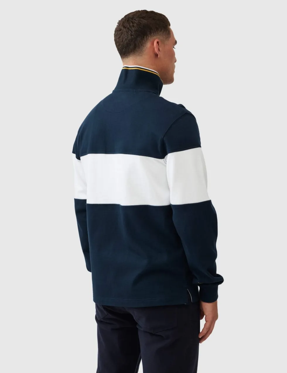 Foresters Peak Colour Block Half Zip Sweatshirt