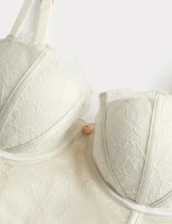 Forget Me Not Lace Balconette Corset (A-DD)