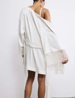 Forget Me Not Satin Wrap