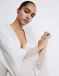 Forget Me Not Satin Wrap