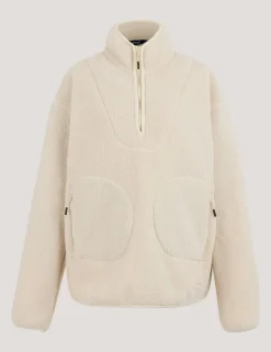 Frankie Borg Funnel Neck Half Zip Fleece