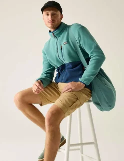 Frankie Colour Block Zip Up Fleece