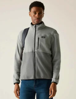 Frankie Colour Block Zip Up Fleece